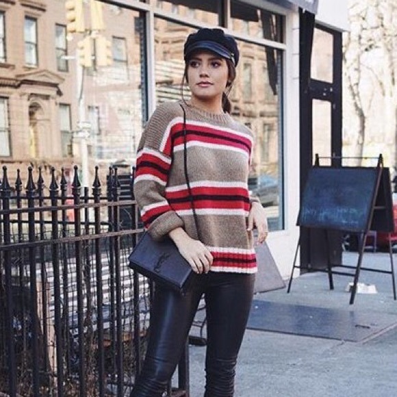 NWT UO Boyfriend Slouchy Striped Oversized Sweater - Picture 7 of 8